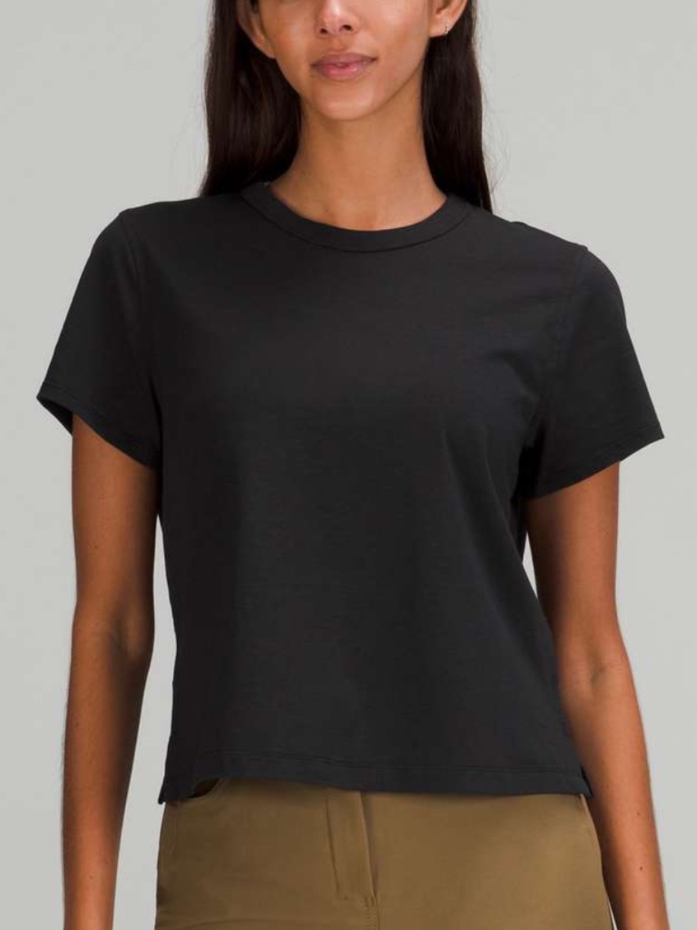 Lululemon Athletica Women’s Black Crop Shirt